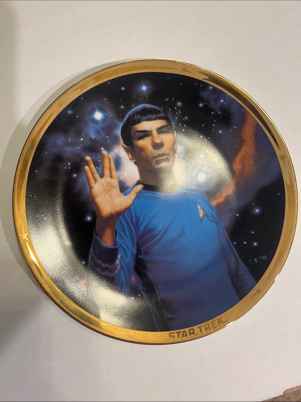 Star Trek 25th Anniversary- Spock - The Hamilton Collection - Plate No. 3676D